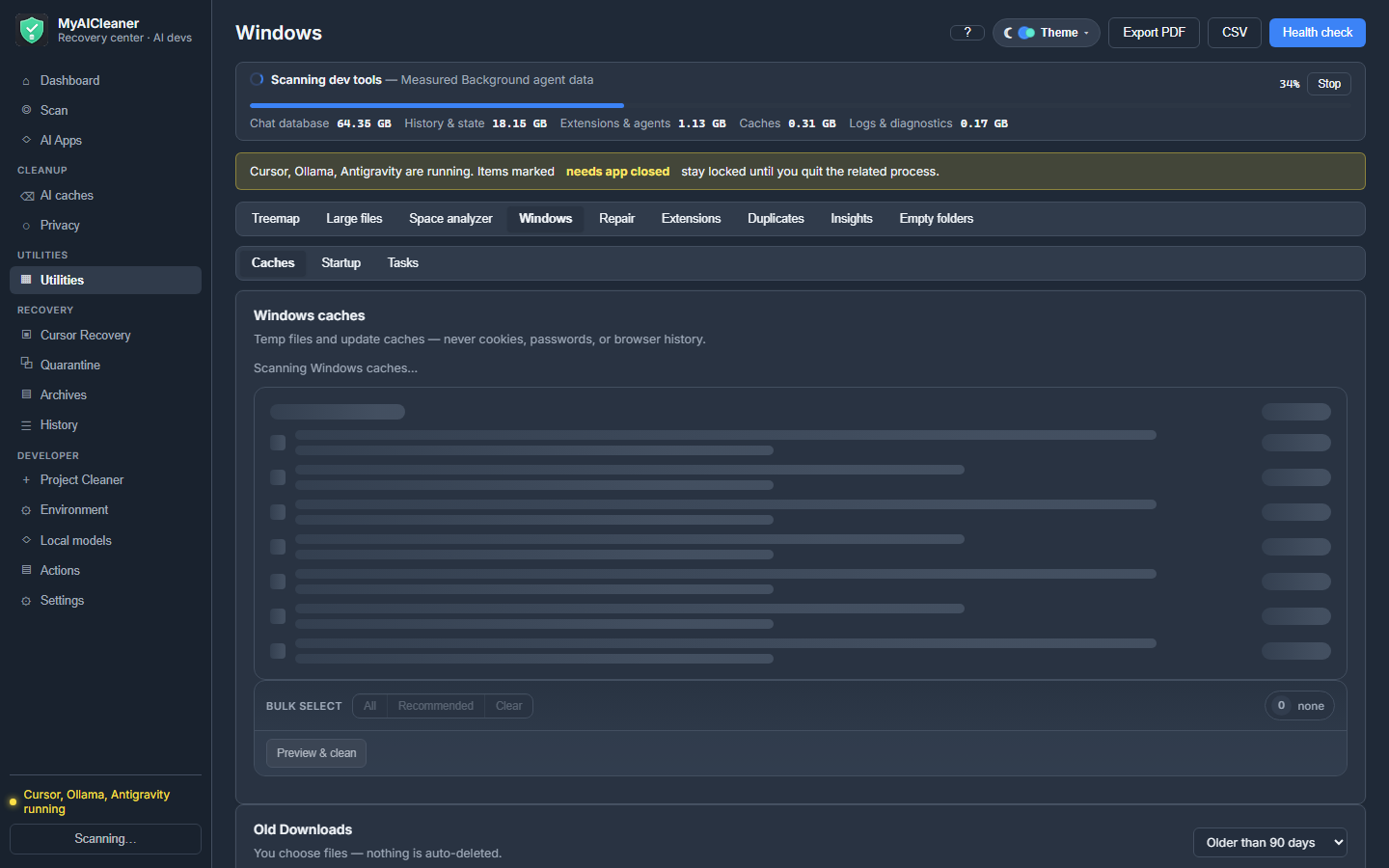 Windows utilities